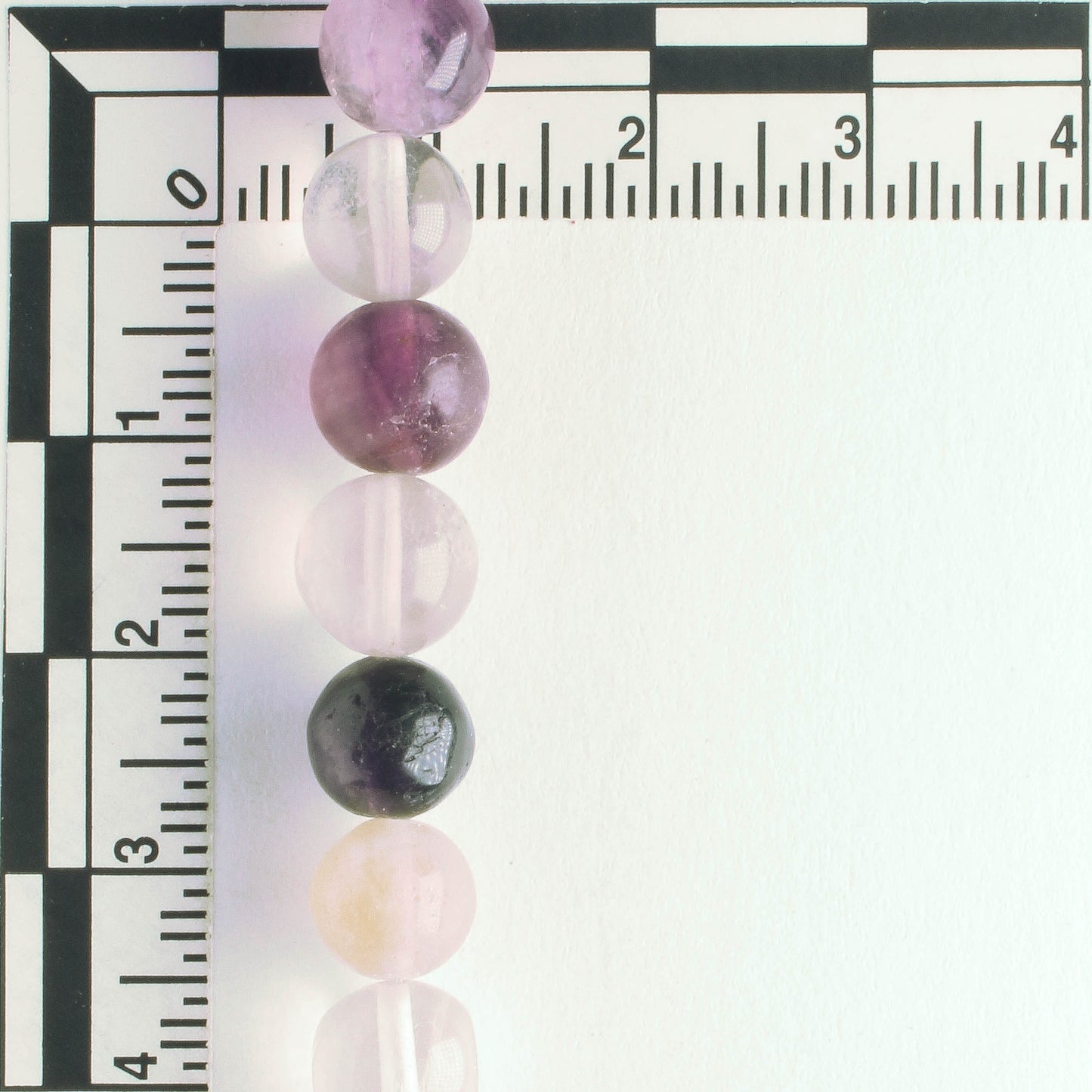Rainbow Flourite - 8" strand