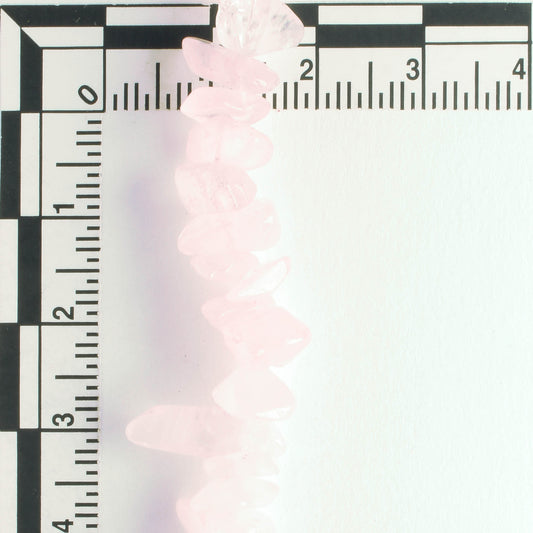 Rose Quartz, Dyed - 8" strand