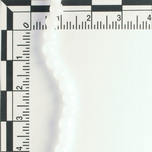 Snow Quartz - 8" strand