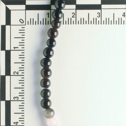 Black Agate, Dyed - 8" strand
