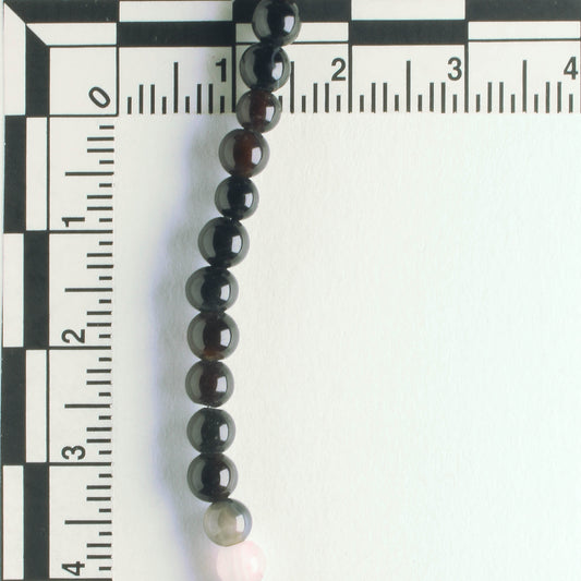 Black Agate, Dyed - 8" strand