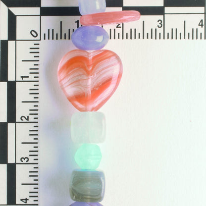Glass Beads - 8" strand