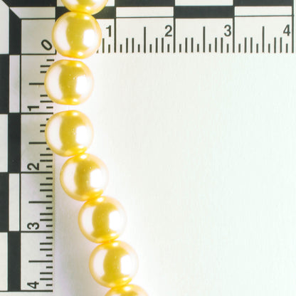 7mm Glass Pearls - 8" strand