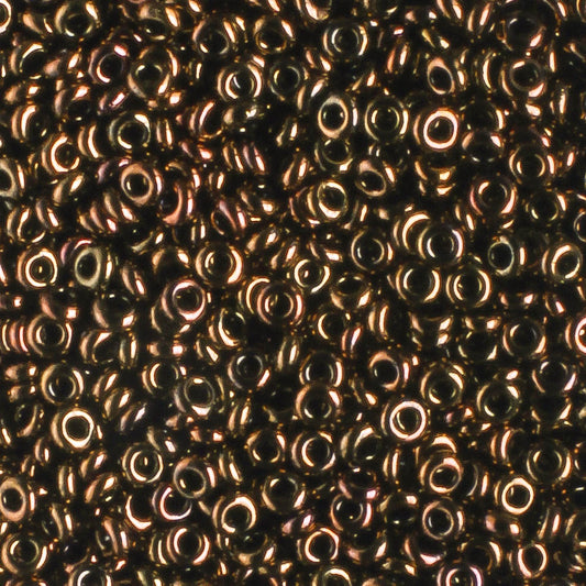 11/0 Demi round Metallic Cinnamon Bronze - 10 grams