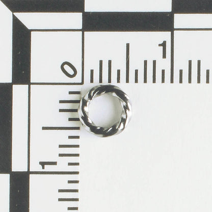 Jumpring Gunmetal Twisted - qty 500