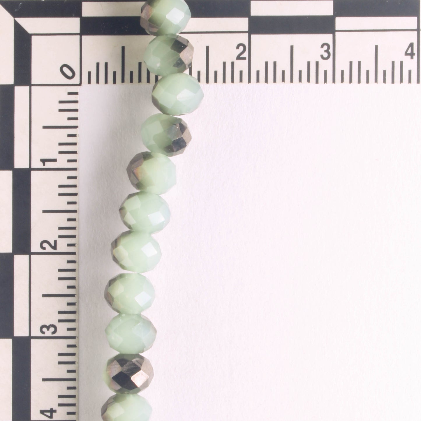 Chinese Crystal Rondelles - 8" strand