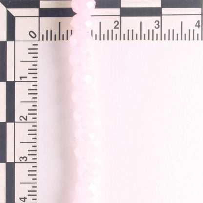 Chinese Crystal Rondelles - 8" strand