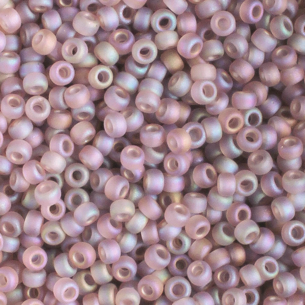 11-0142fr Transparent Matte Rainbow Amethyst - 10 grams