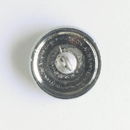 Daisy Button -  Volcano with a Turquoise Wash and Silver Accents