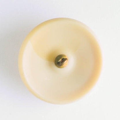 Moon Face Button - Matte Bone