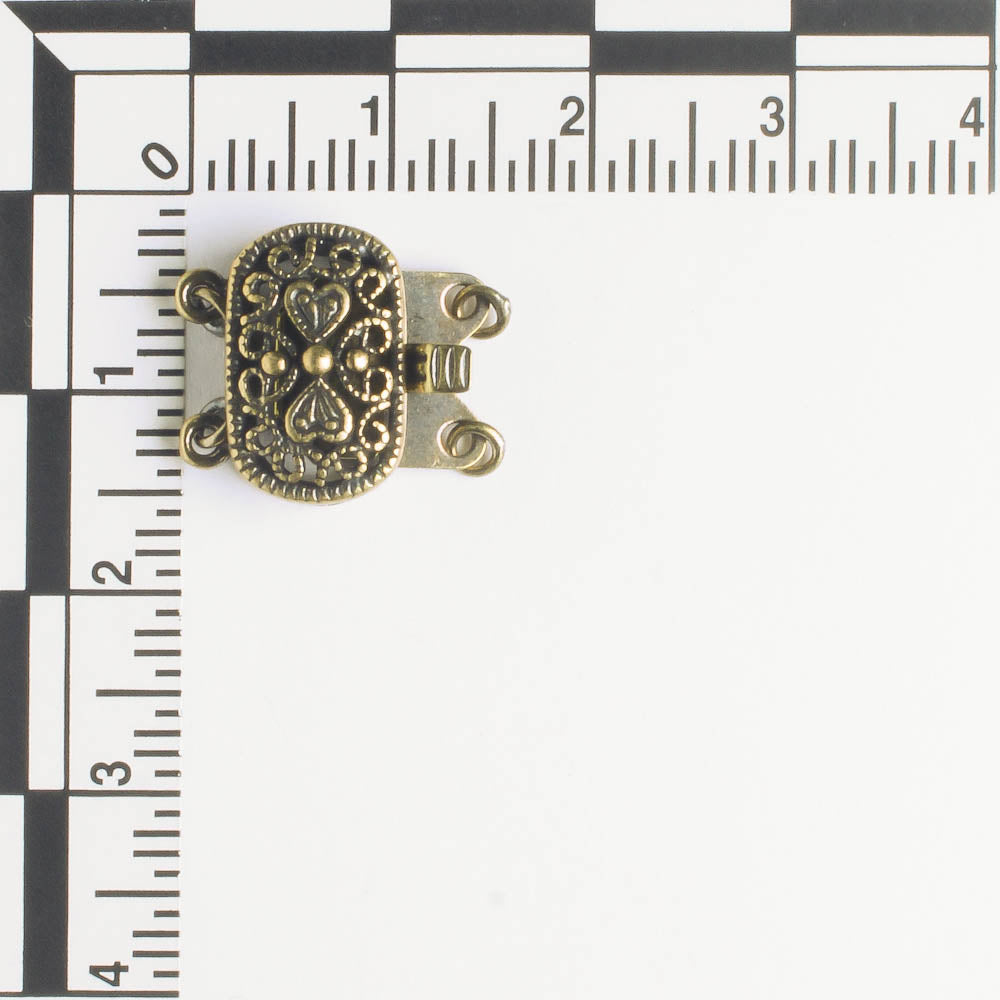 Clasp 2 Strand Brass