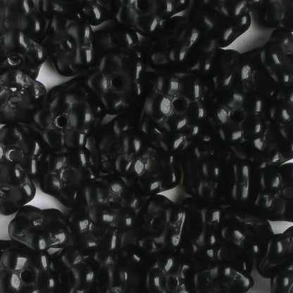 5mm Daisy Spacer- Black - qty 50