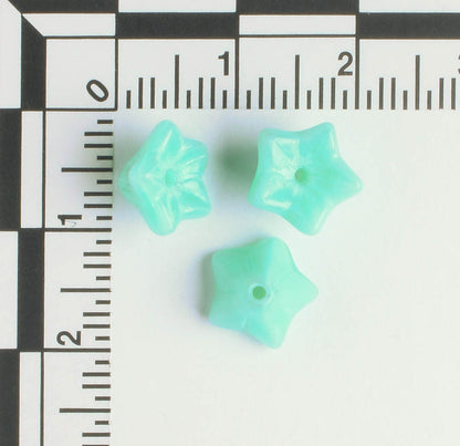 5x8mm Bell Flower - Spearmint - qty 25
