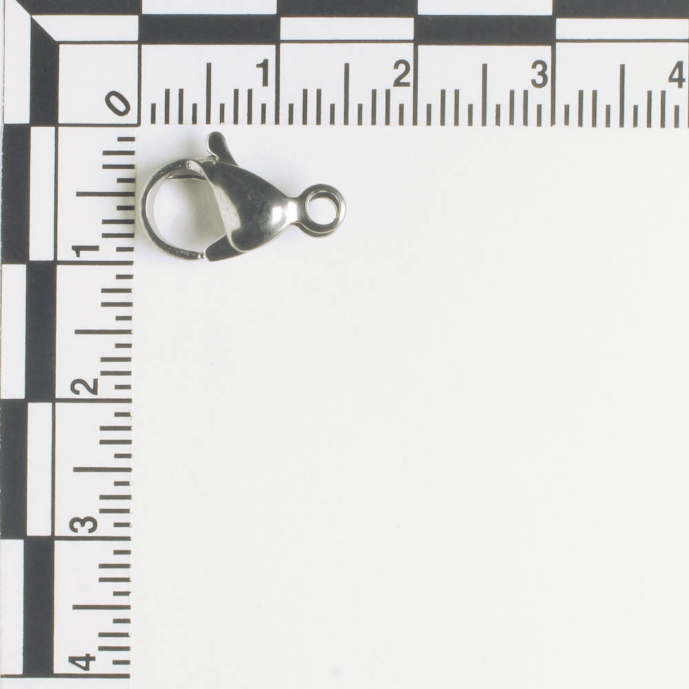 Lobster Clasp 15x9mm - Stainless Steel