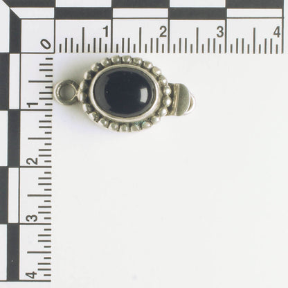 Single Strand Box Clasp - Sterling - 25x13mm