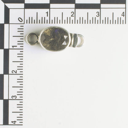 Single Strand Box Clasp - Sterling - 22x10mm