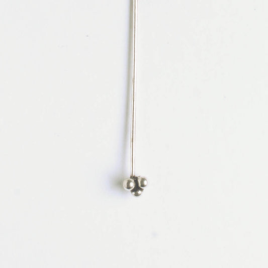 Headpin 1.5" 22 gauge - Sterling - qty 2