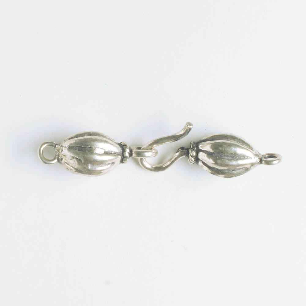 Hook and Eye Clasp - Sterling