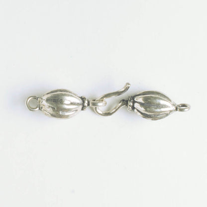 Hook and Eye Clasp - Sterling