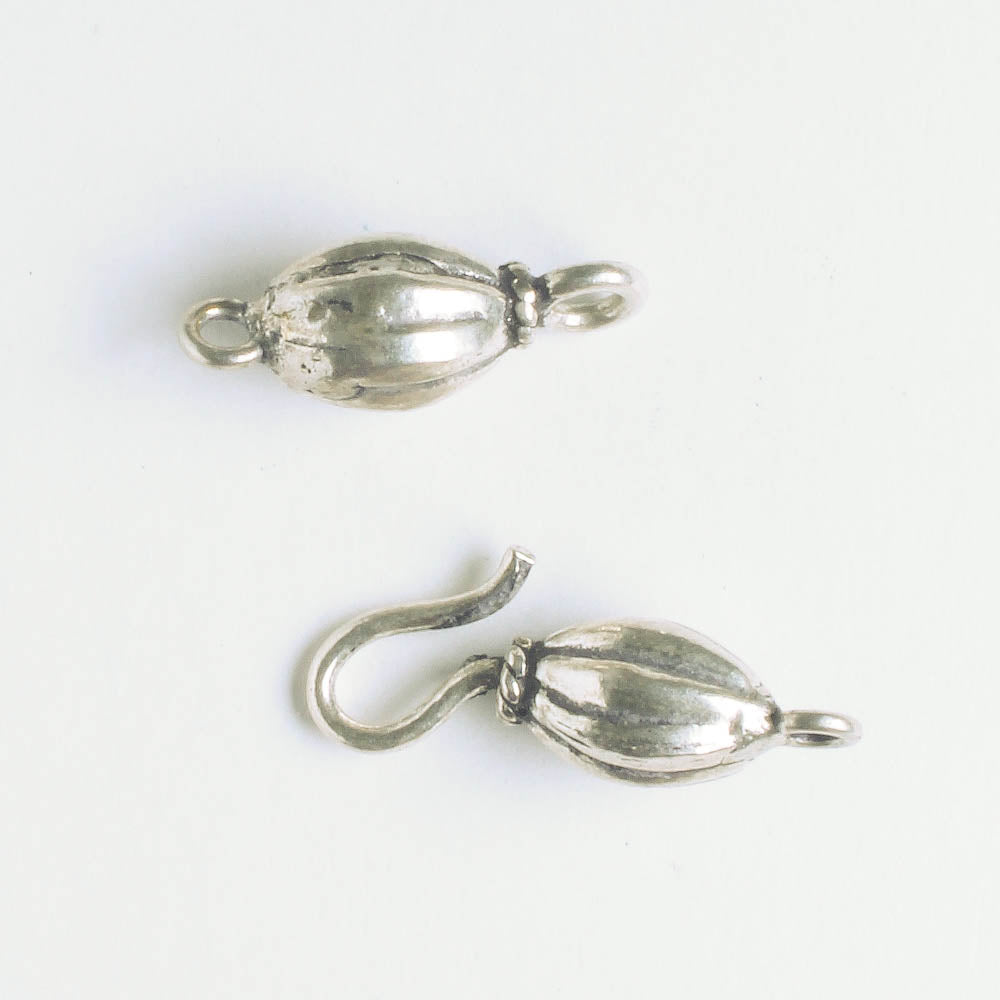 Hook and Eye Clasp - Sterling
