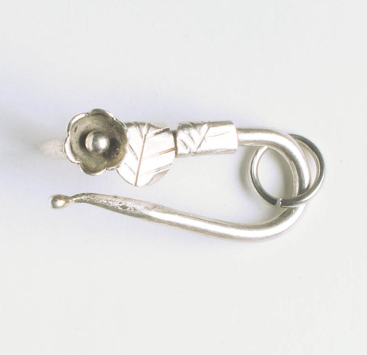 Hook and Eye Clasp - Sterling