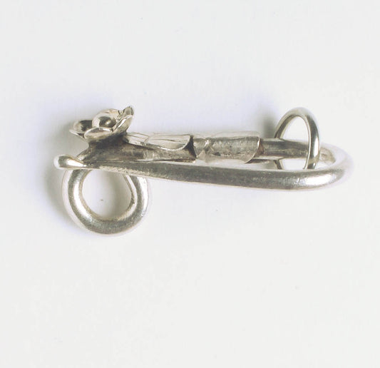 Hook and Eye Clasp - Sterling