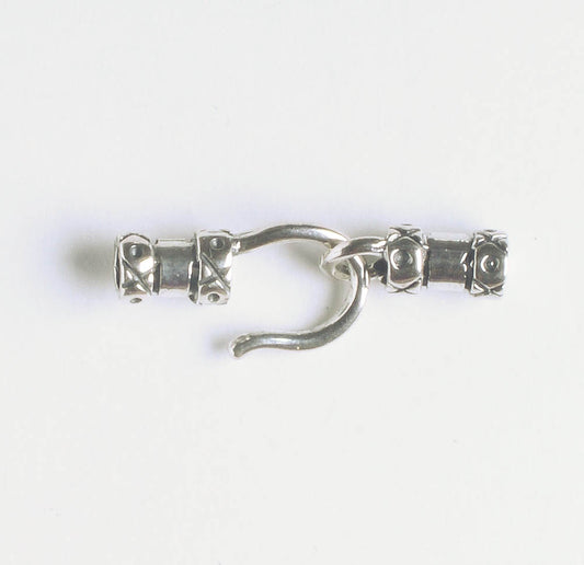 Hook and Eye Clasp - Sterling