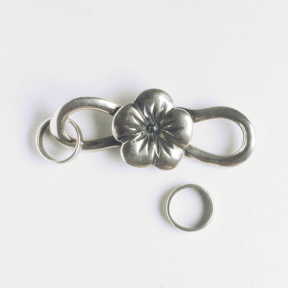 S-Hook Clasp - Sterling