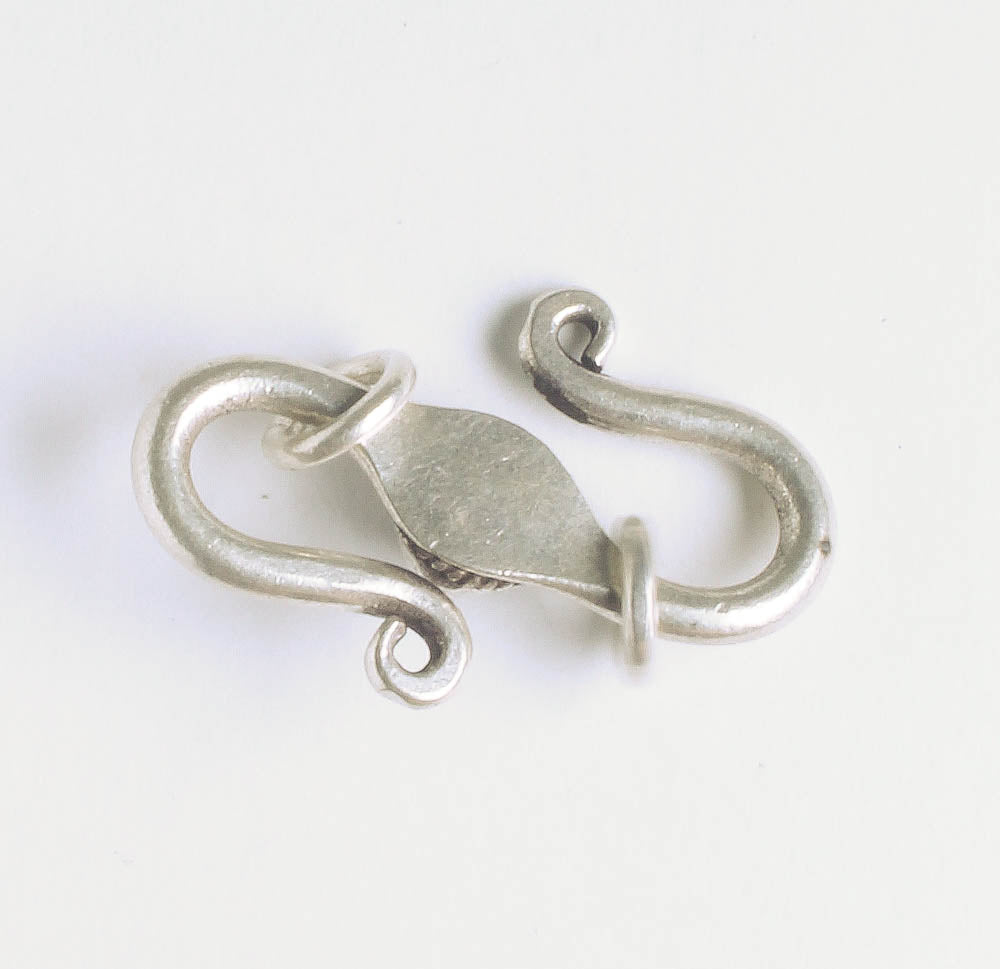 S-Hook Clasp - Sterling