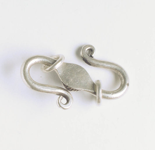 S-Hook Clasp - Sterling