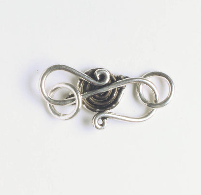 S-Hook Clasp - Sterling
