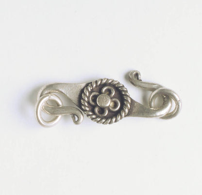 S-Hook Clasp - Sterling
