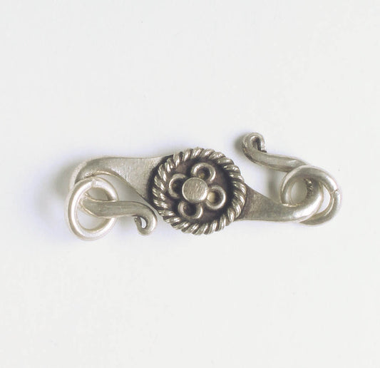 S-Hook Clasp - Sterling