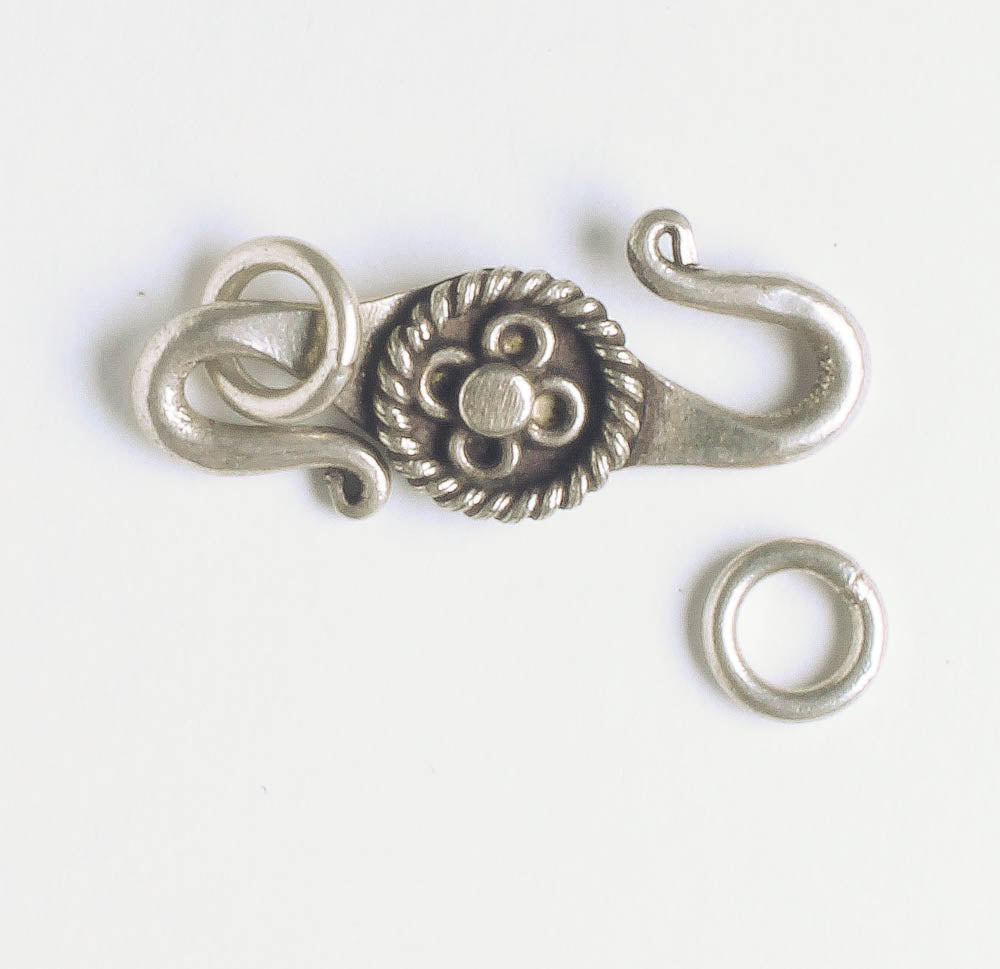 S-Hook Clasp - Sterling
