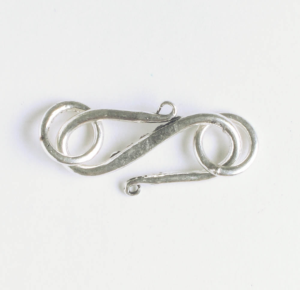 S-Hook Clasp - Sterling