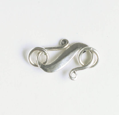 S-Hook Clasp - Sterling