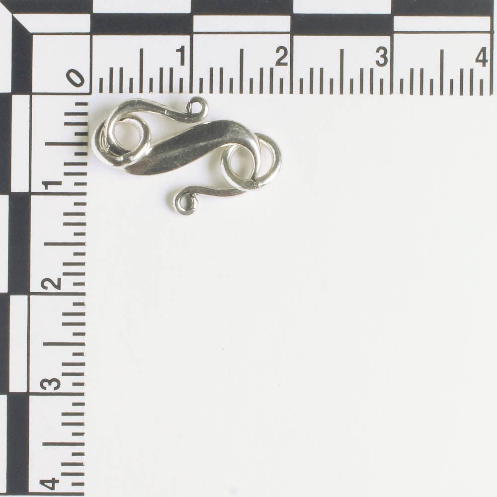 S-Hook Clasp - Sterling