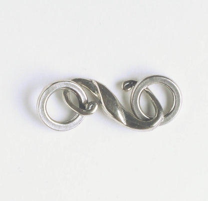 S-Hook Clasp - Sterling