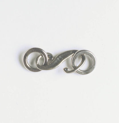 S-Hook Clasp - Sterling