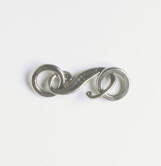 S-Hook Clasp - Sterling