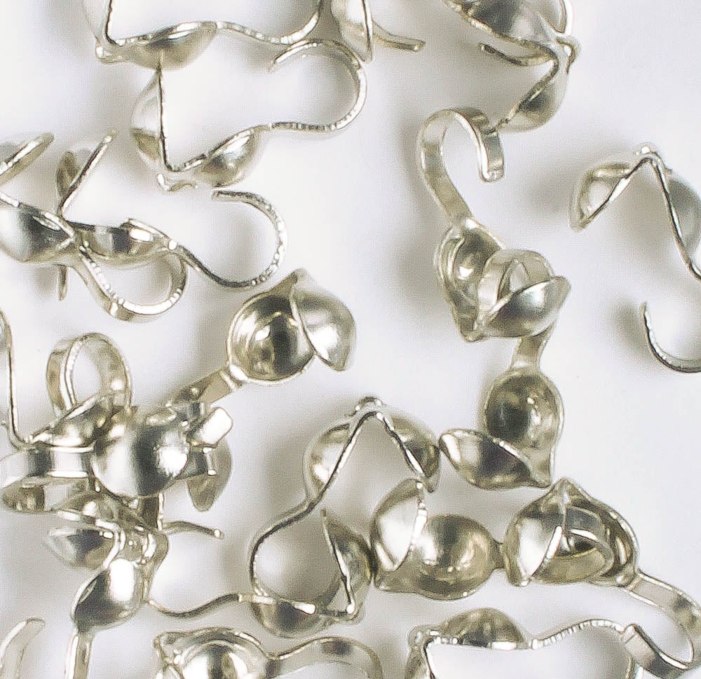 Beadtip, Silver - qty 20