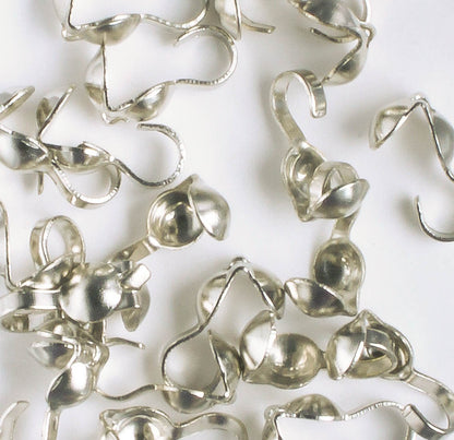 Beadtip, Silver - qty 20
