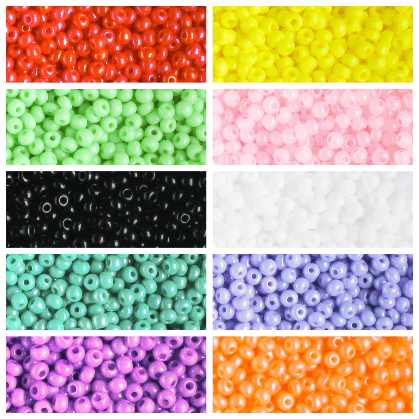 11/0 Czech Seed Bead Collection