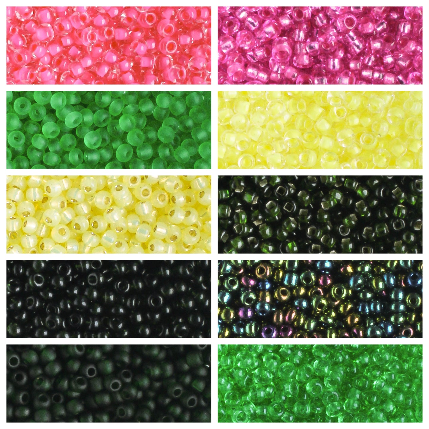 11/0 Czech Seed Bead Collection