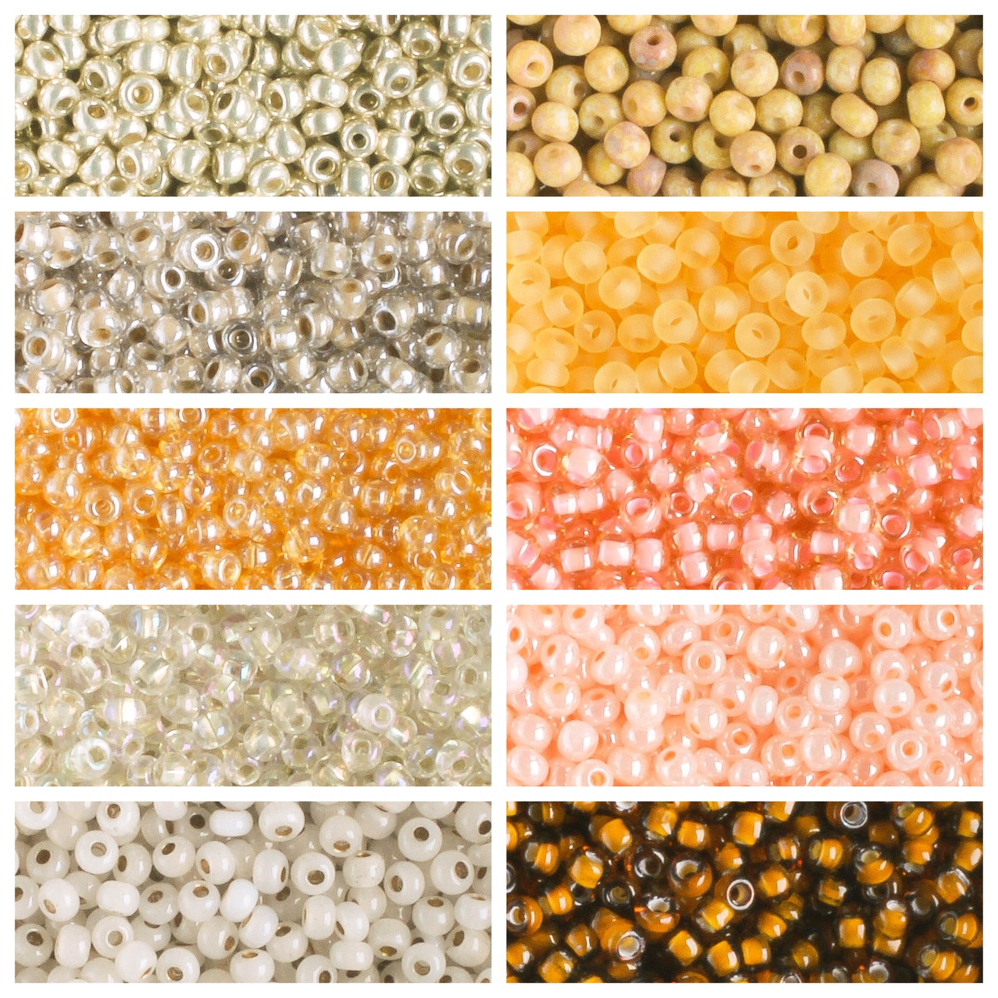 11/0 Czech Seed Bead Collection