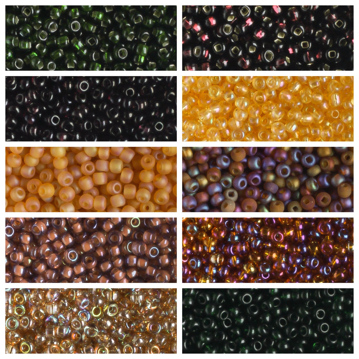 11/0 Czech Seed Bead Collection