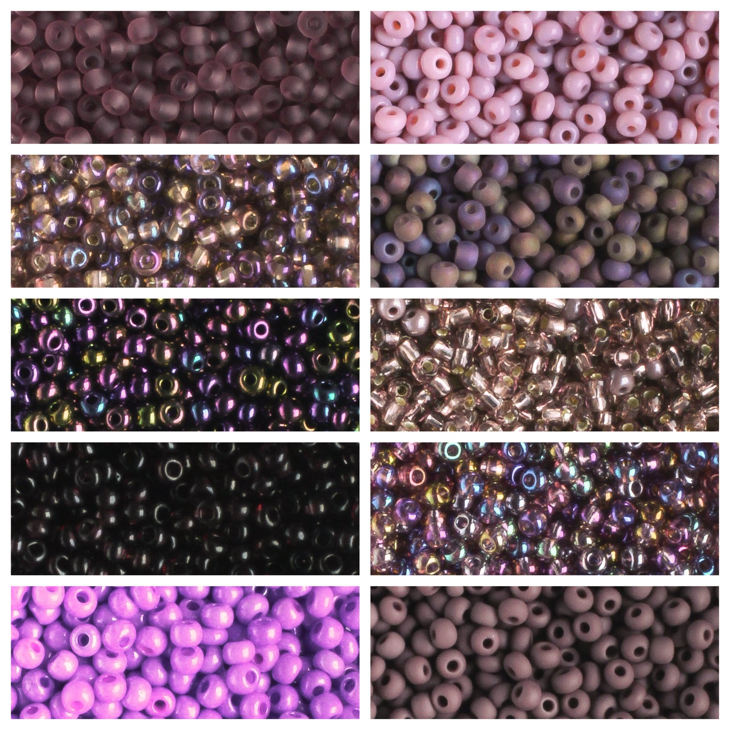 11/0 Czech Seed Bead Collection