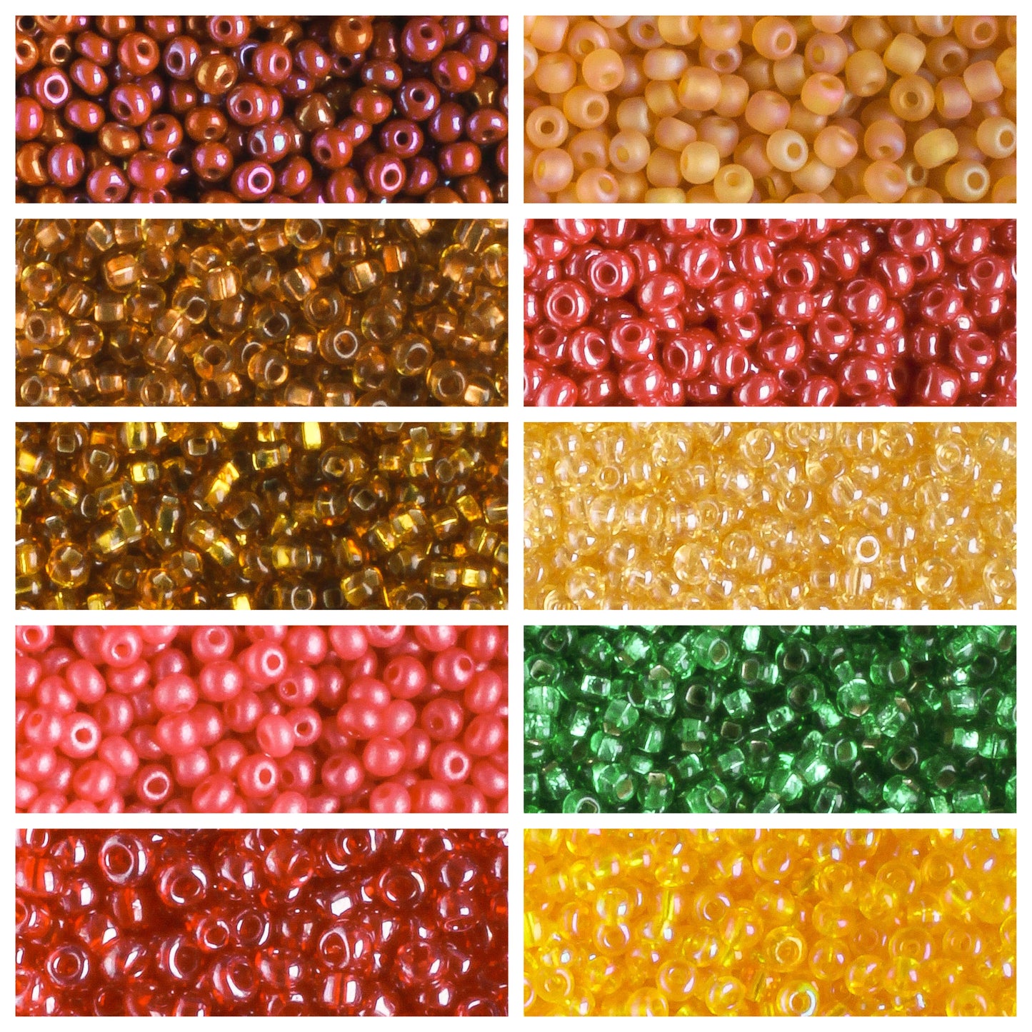 11/0 Czech Seed Bead Collection