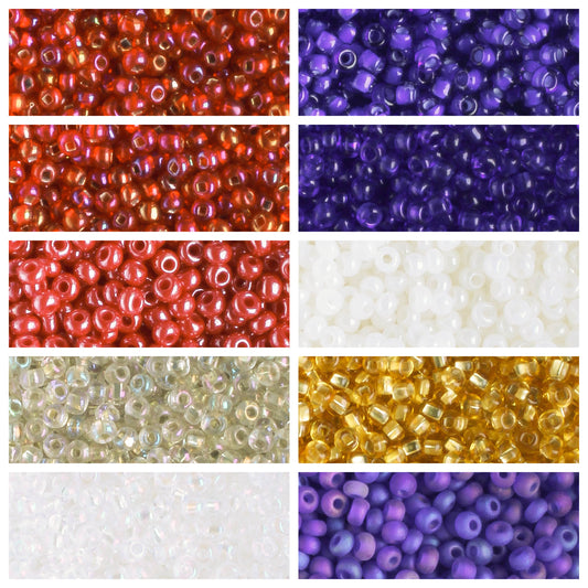 11/0 Czech Seed Bead Collection