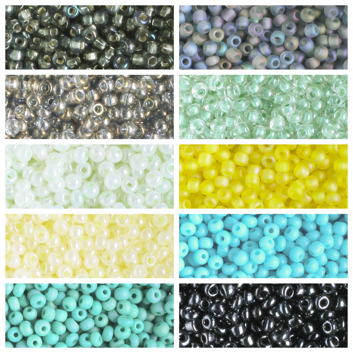 11/0 Czech Seed Bead Collection